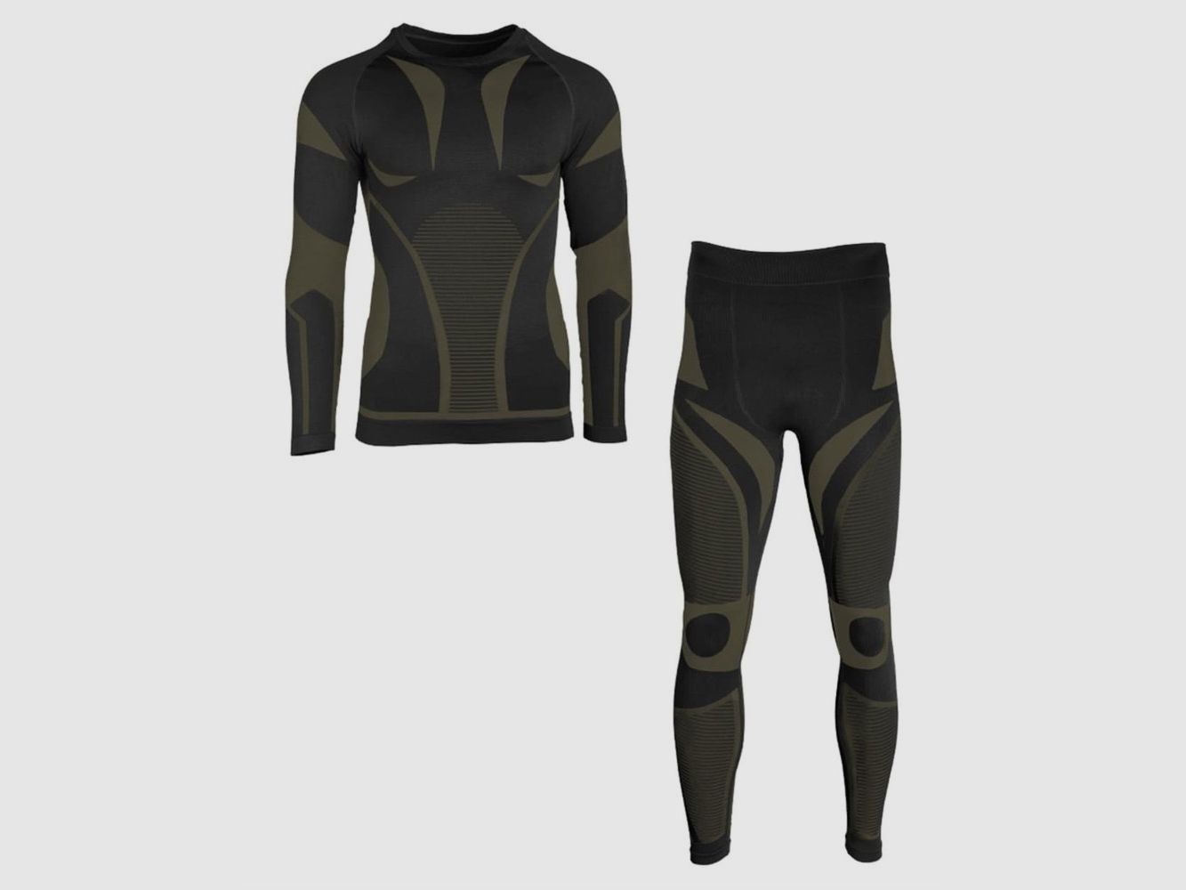 Performance Funktionsunterwäsche Set Schwarz L/XL