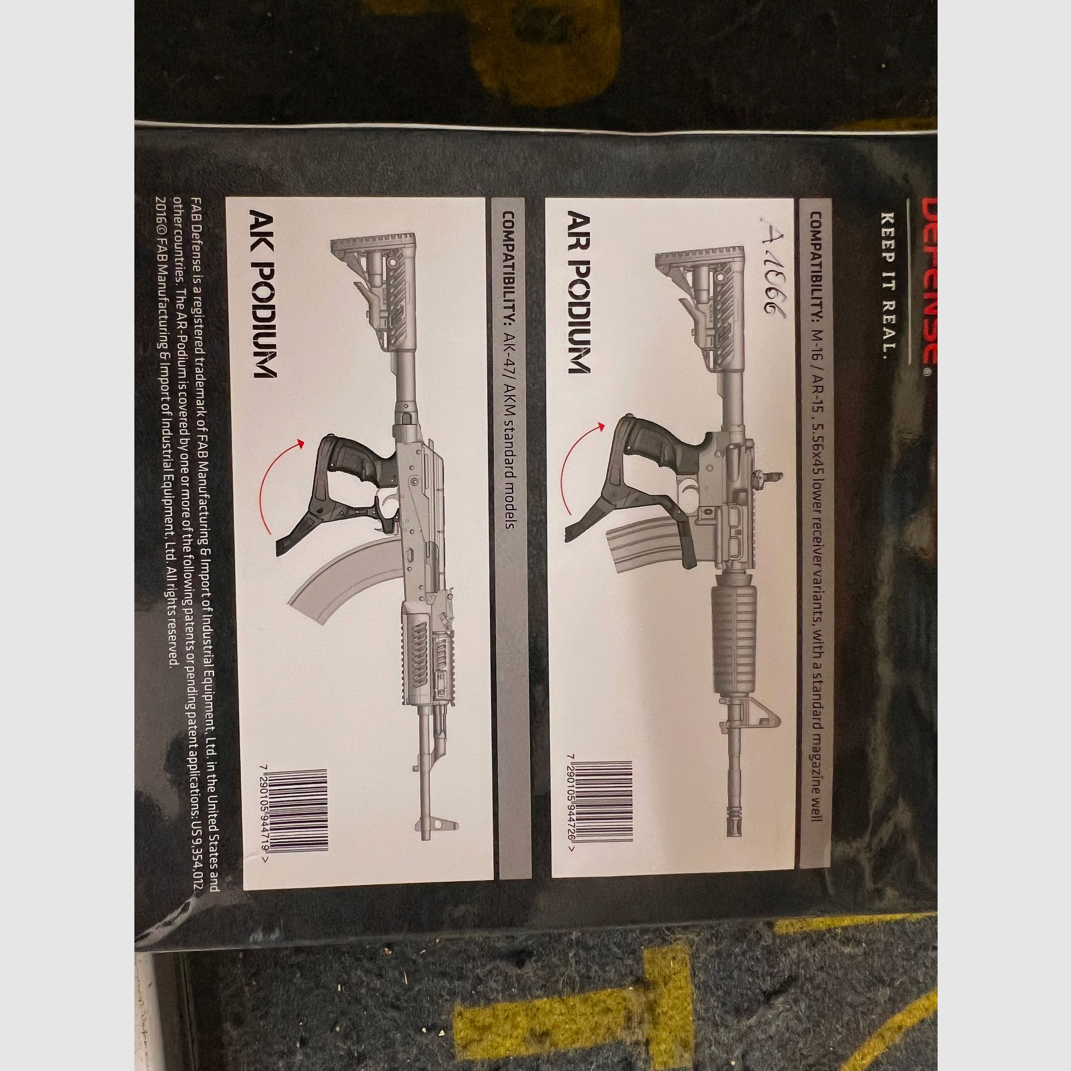 AR15 FAB Defense Podium 