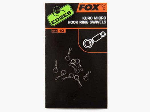 Emerillons kuro micro hook ring Fox Edges