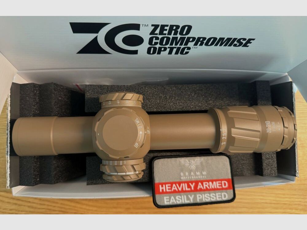 ZCO Zero Compromise ZC210 MIL 2-10x30 LPVO FDE Predator