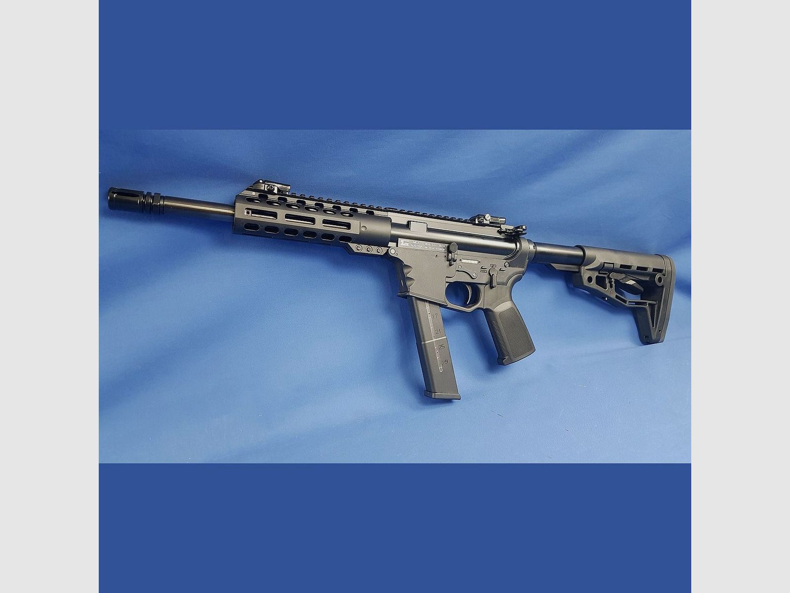 „AKTION“ AC Alfa Selbstladekarabiner Modell: LLC (Limex Luger Carbine) mit Gewinde 1/2 28 UNEF Kal.9x19mm, Bild 9 von 9