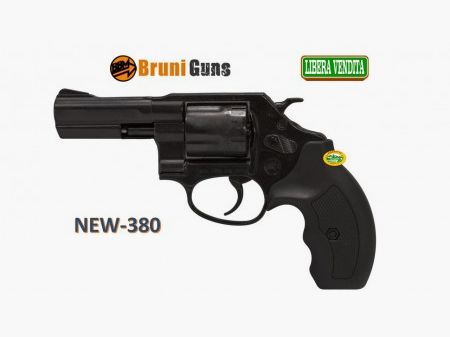 BRUNI NEW REVOLVER 3 pollici nero cal.380