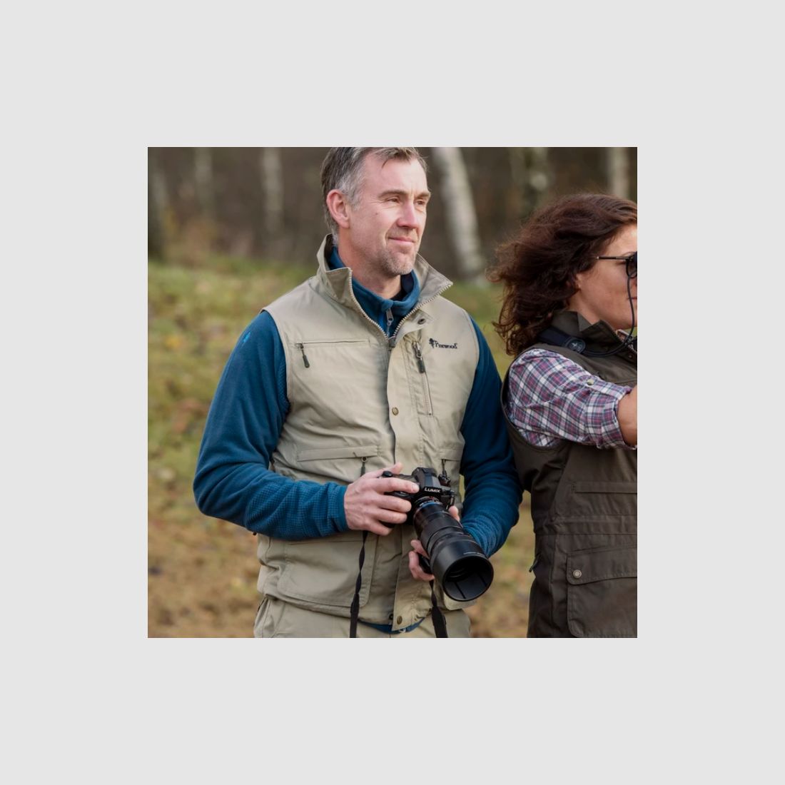 Pinewood Herrenweste Tiveden Light Khaki