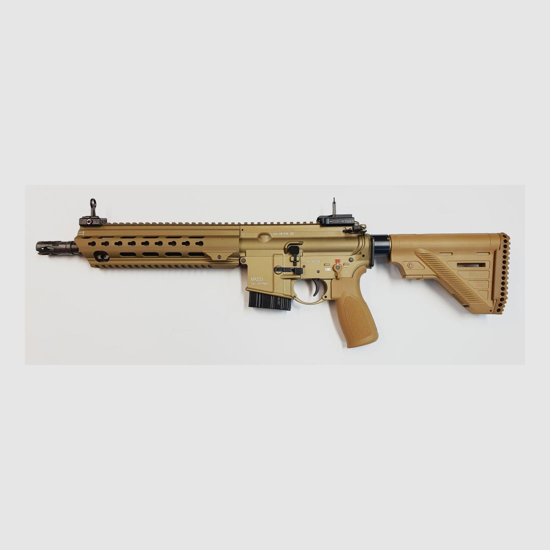 Heckler & Koch Selbstladebüchse Heckler & Koch HK SLB MR223 A3 Slim Line HKey 11" SAND / FDE .223 Rem / 5,56x45, Bild 1 von 10