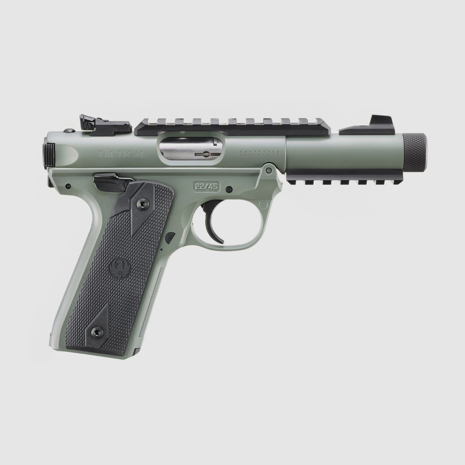 RUGER PISTOLE MARK IV 22/45 TACTICAL .22 LR 4,4"/11,18CM ELITE JUNGLE CERAKOTE 1/2"-28