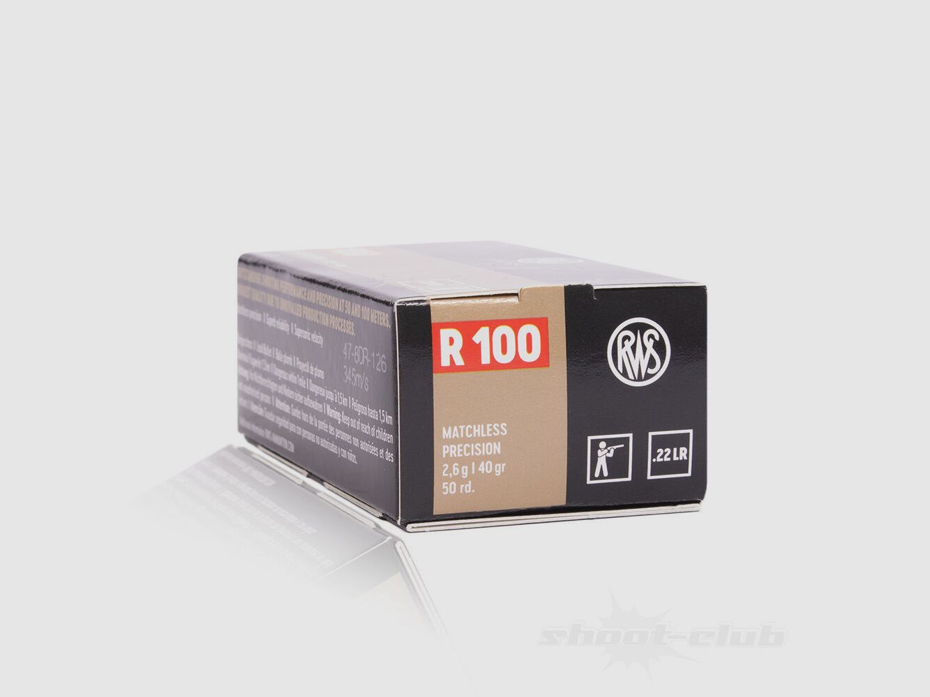 RWS R100 LRN 40grs 50St .22lr