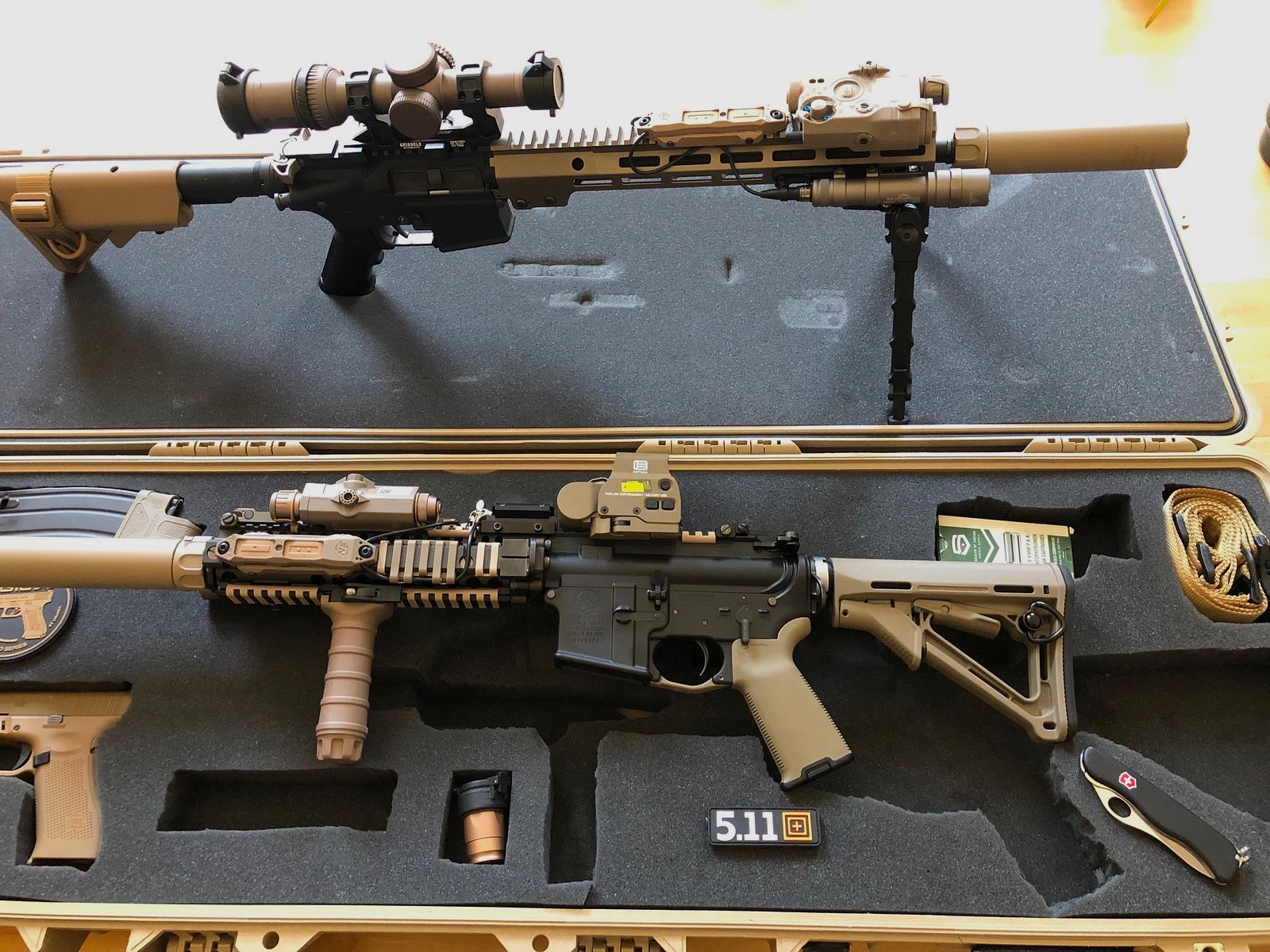 Tokyo Marui MK 18gbb und MK16 URGI AEG, Glock 19X