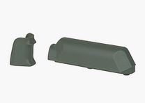 Amoeba Pistolengriff + Schaftbacke Striker S1 OD Green