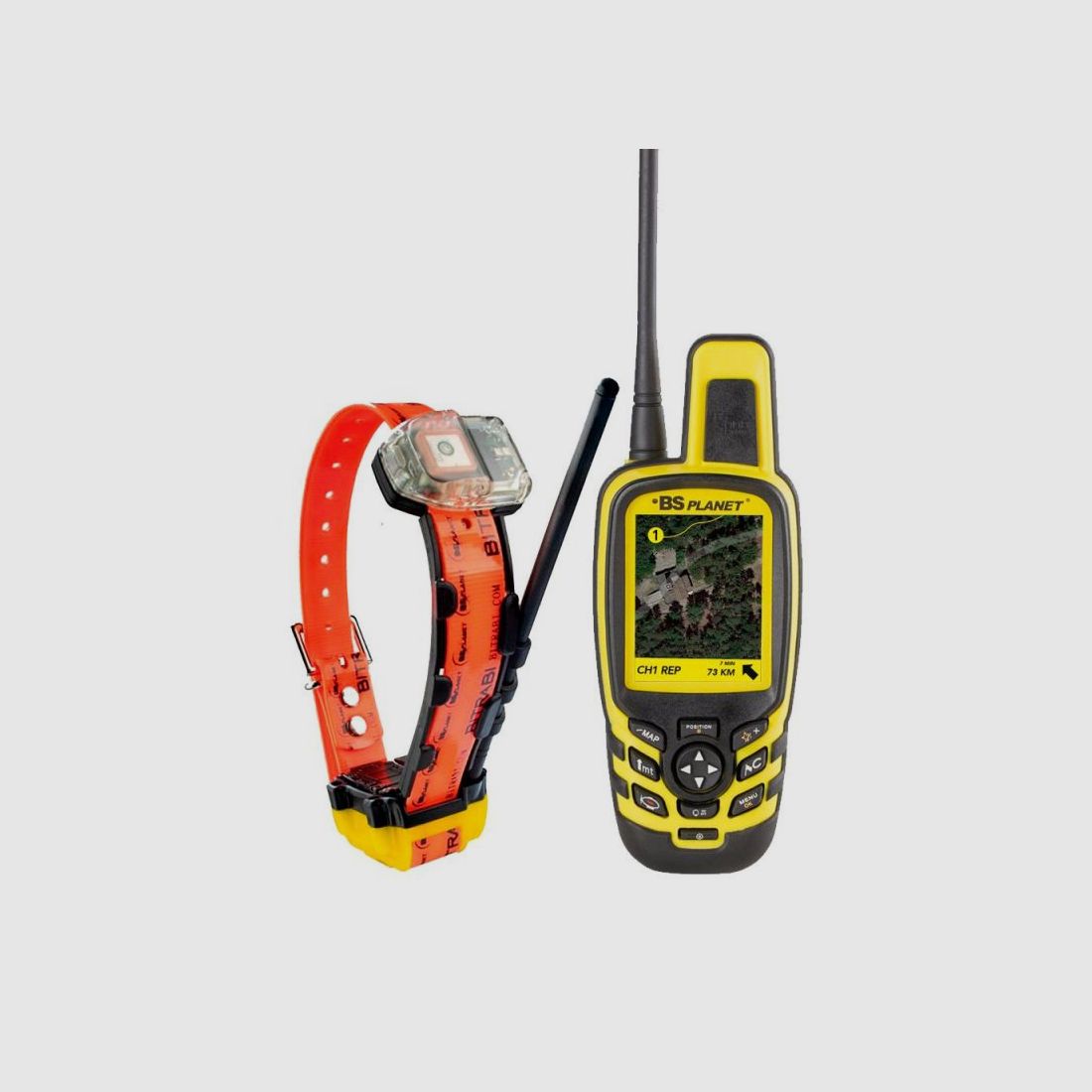 Collare GPS MITO 5300 + Telecomando localizzatore BS3000 BITRABI COMBI
