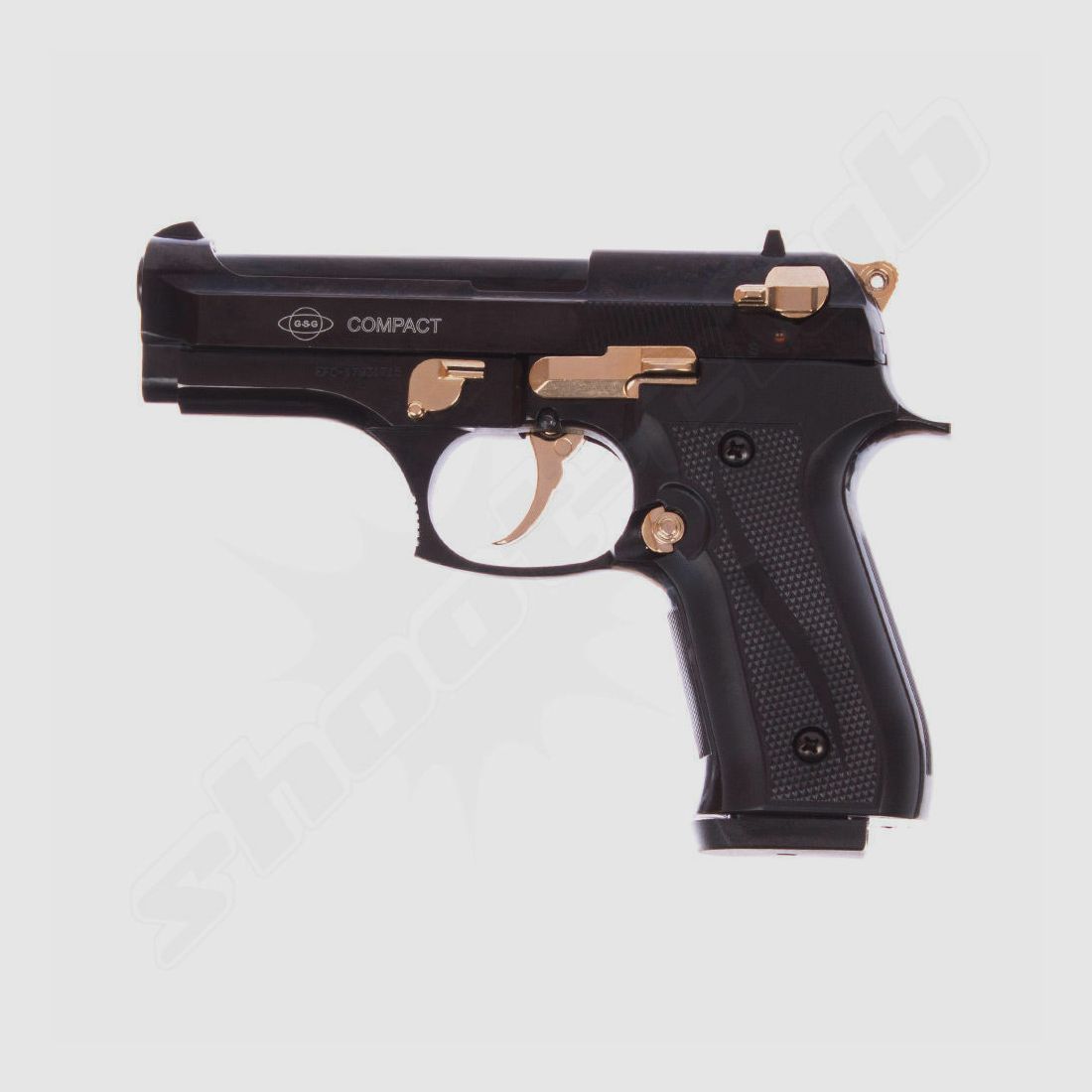 Ekol Ekol Compact zwart-goud kal. 9mm gaspistool