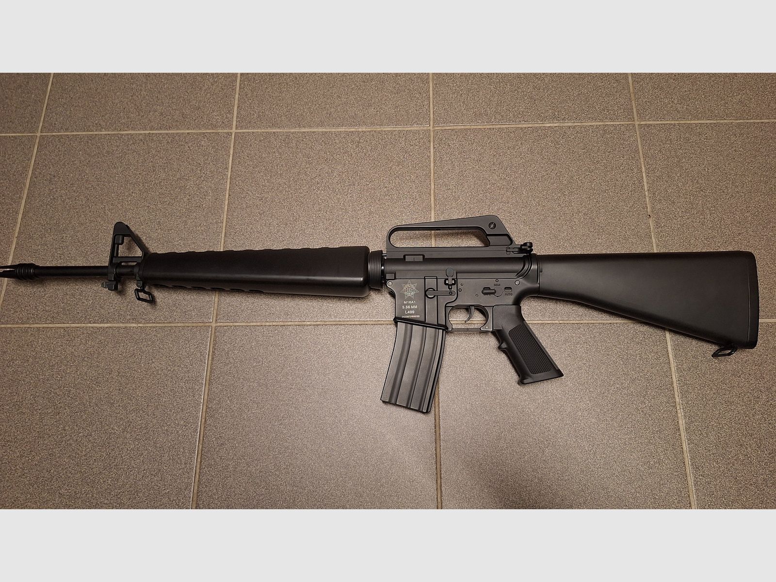 M16A1 VN Vietnam Sturmgewehr, Vollmetall, CO2 Kaliber 4,5BB, 2xMagazin-NEU!