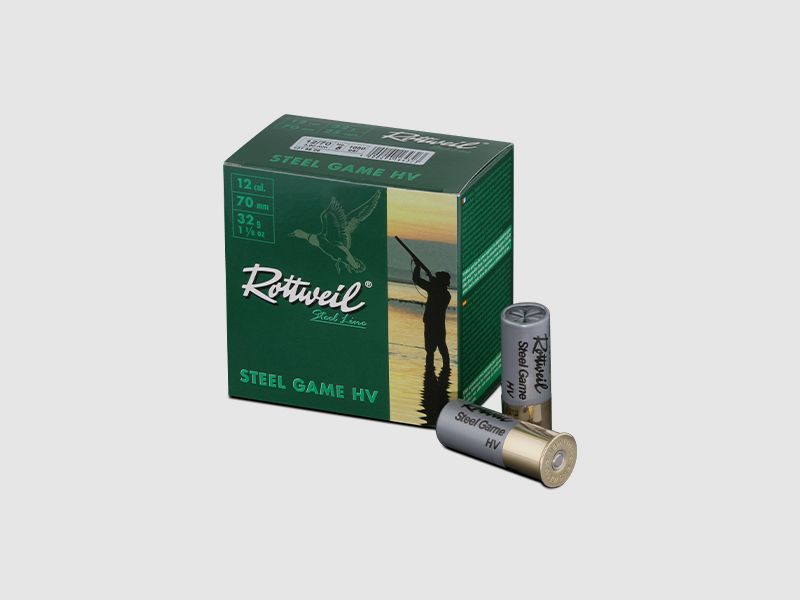 Rottweil Waidmannsheil Steel Game HV 12/70 3.7mm 32g, immagine 1 di 3