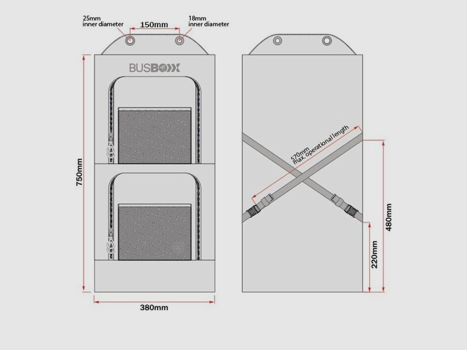 Organizer bag seatBOXX for VW T5/T6/T6.1, image 1 of 5