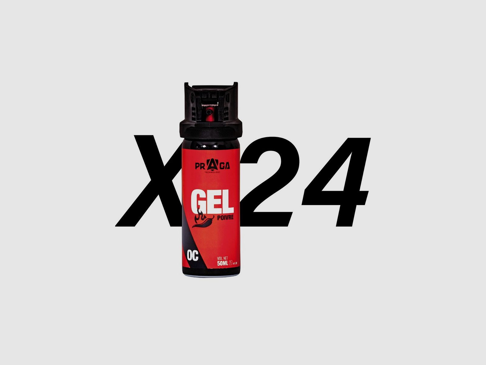 Pack Praga Technology bomba czerwonej papryki 50ML X24