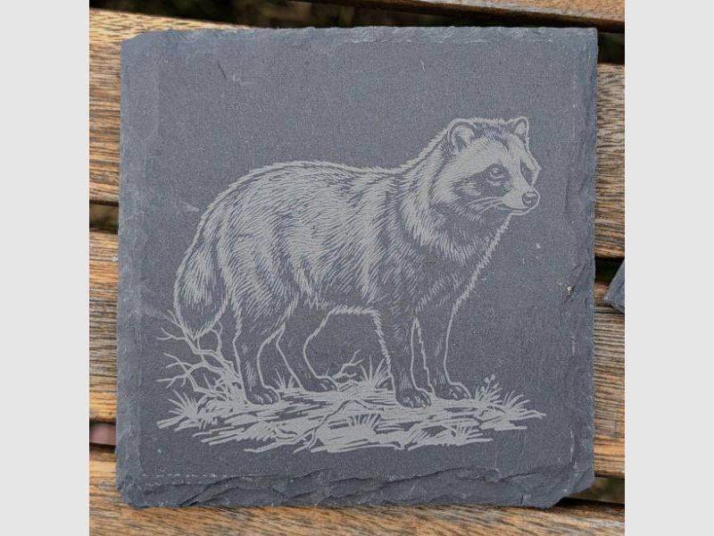 Hunting-themed slate coasters for hunters