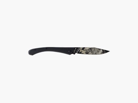 Couteau Lug C63 Loup Noir 8 cm