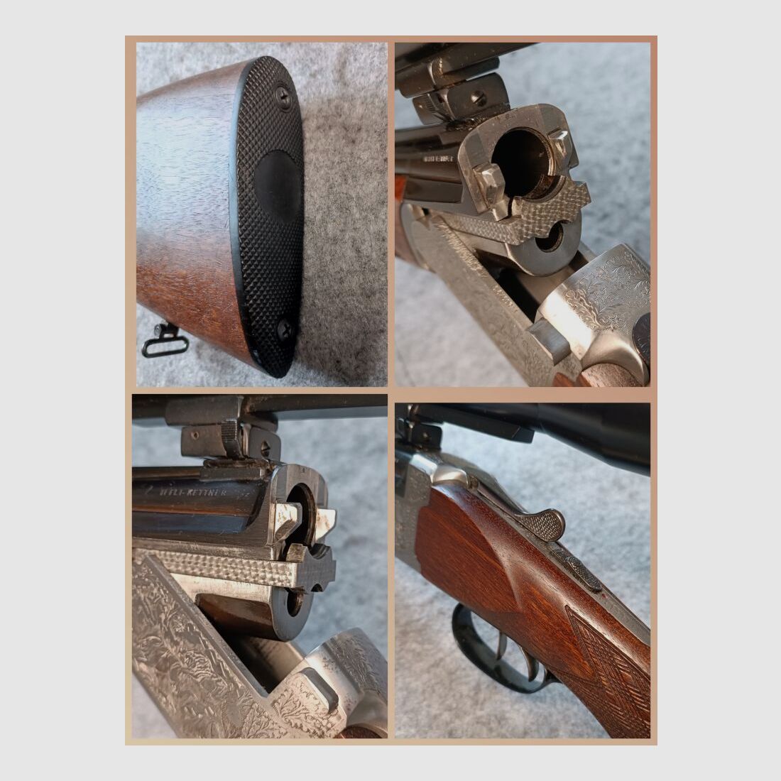IFFLI-Kettner Bockbüchsflinte mit ZF Schmidt & Bender 6x42