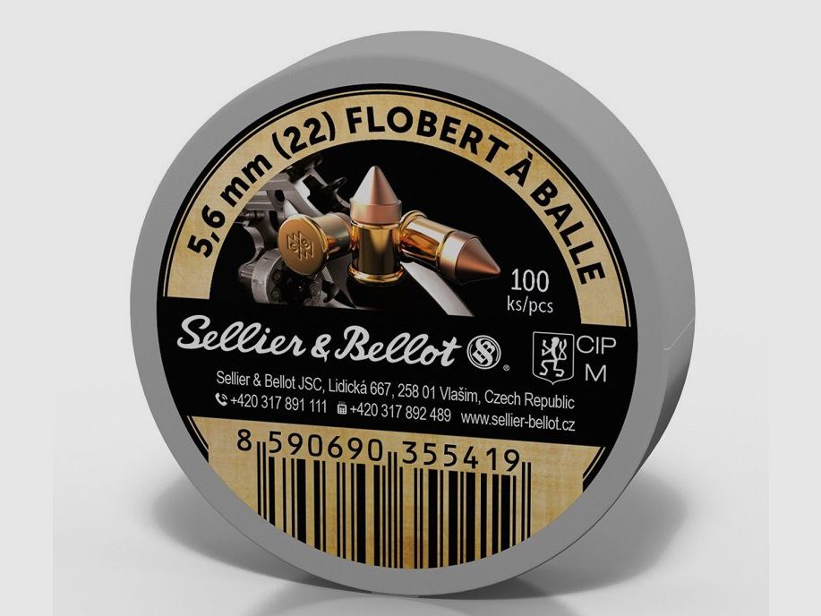 PATRONEN SB 22 D.C.FLOBERT BOSQUETTE X 100, Bild 1 von 3
