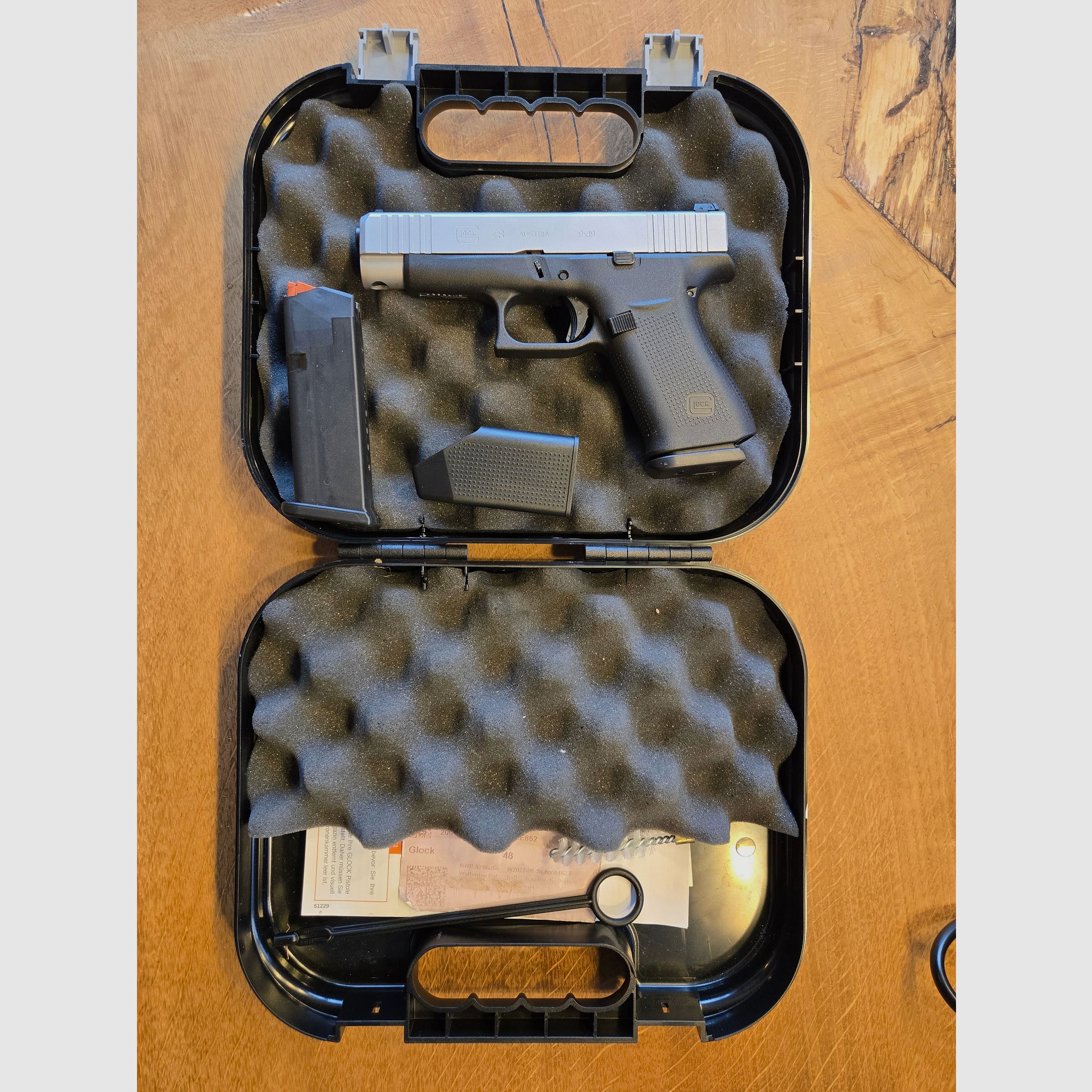 Glock 48 Silver Slide