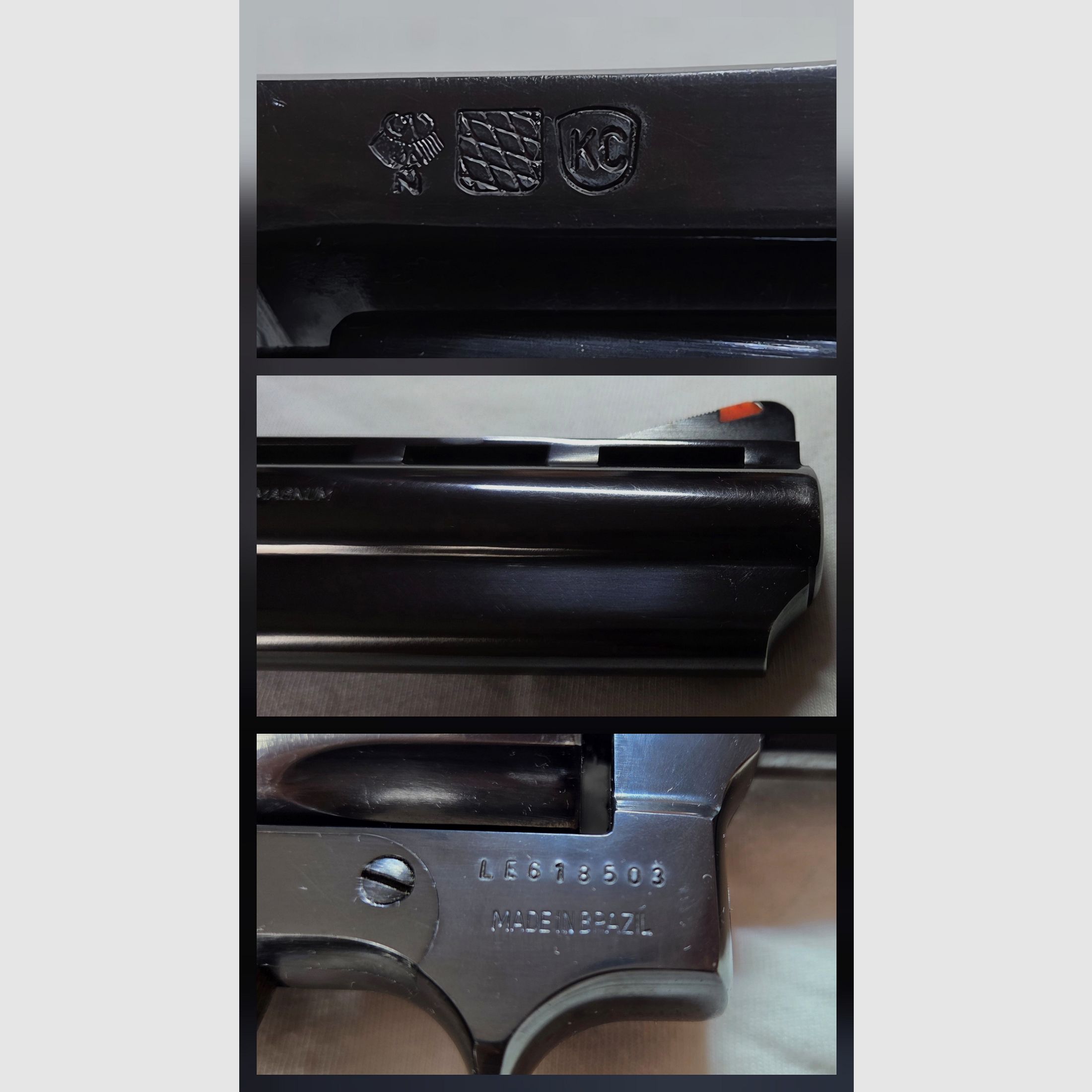 TAURUS 686 Kal. 357 Mag handgefertigter Griff