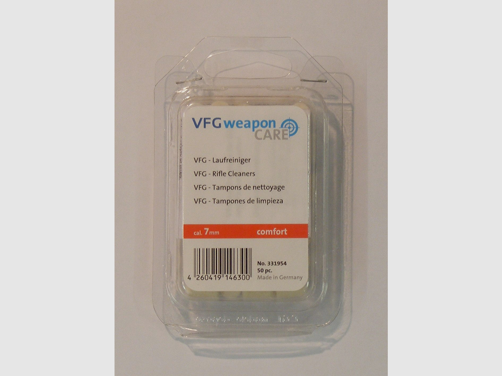 VFG Laufreiniger Comfort / 50er 7mm Reinigungszubehör für Waffen