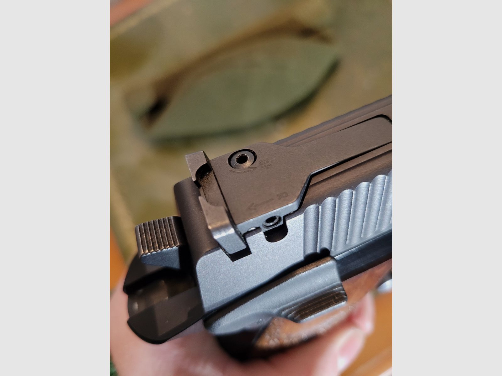 Pardini sport pistol .45 ACP with interchangeable system 9 mm