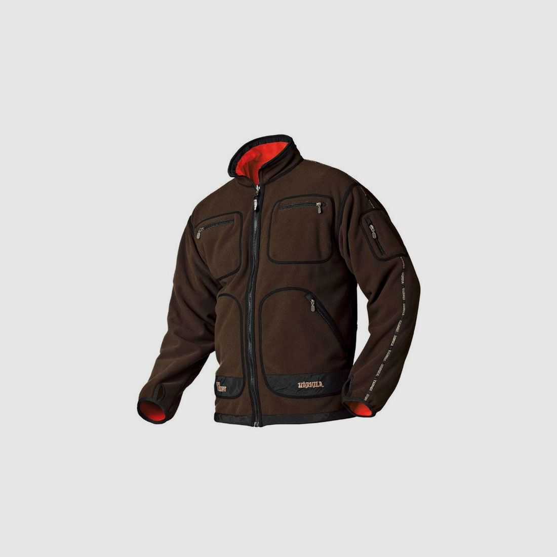 Härkila Kamko Fleece Jakke Brun/Rød