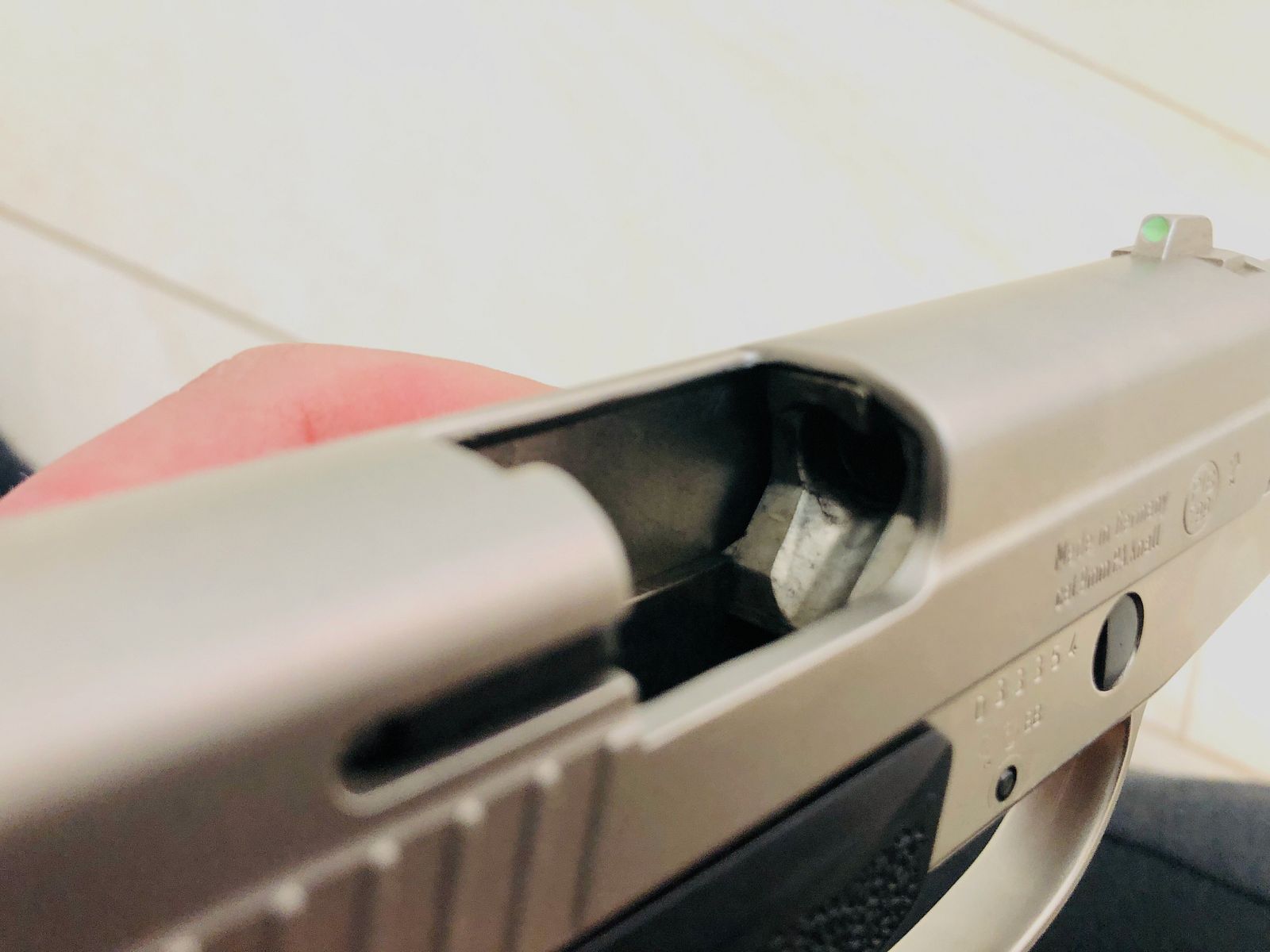 ••• SIG SAUER P239 pistolet d'alarme / Nickel / accessoires / OVP / PTB 799 •••