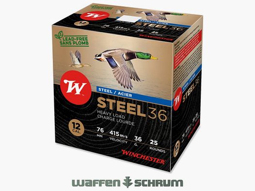 Winchester Łowiecki Stal HP 12/76 3,3mm - 36g