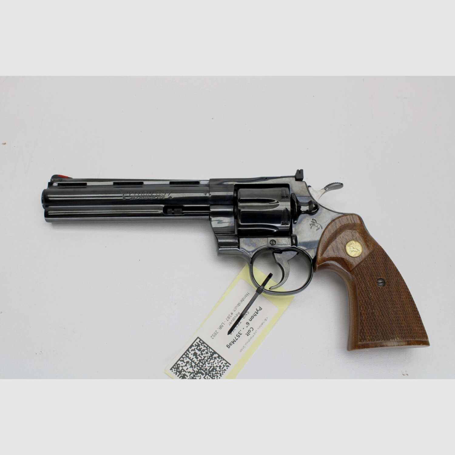 Colt Python 6" revolver van 1987 .357Mag