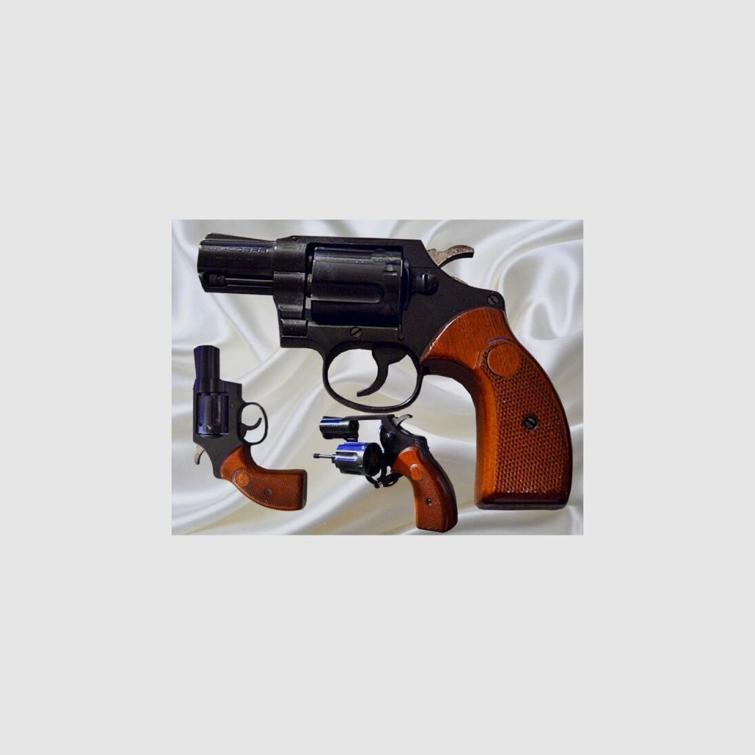 ==&gt; Reck Cobra Revolver Kal .380 / 9mm (echte Holzgriffschalen) wie neu