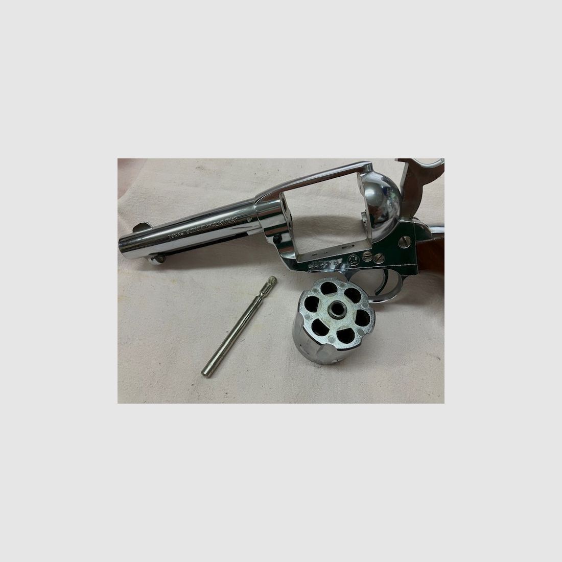 Texas Scout Frontier 9mm K, PTB Nr. 241 - Wersja Gunfighter (krótka wersja) od H. Schmidt NIGDY NIE UŻYWANA - SUPER -