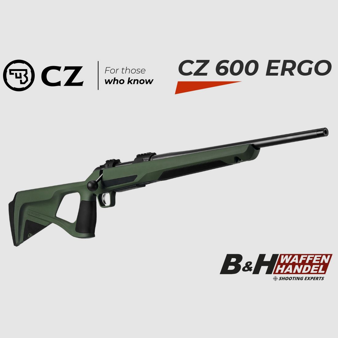 CZ 600 Ergo calciolo ripetitore carabina ripetitore