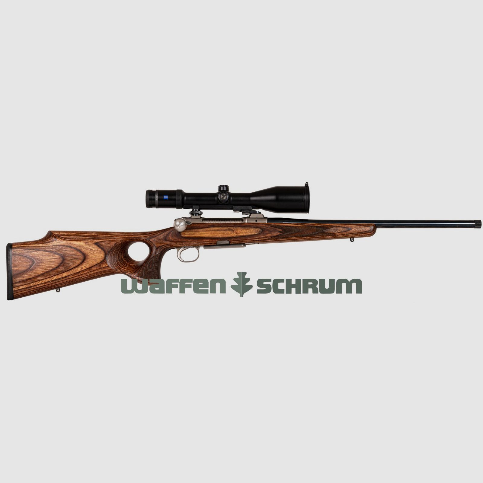 Heym SR 30 Edelstahlsystem .308Win , ZF Zeiss HT 3-12x56 Abs. 60 bel., Heym SM, , zusätz. 5er u. 8er Magazin (Stahl), Gewinde:M15x1, LL:51cm