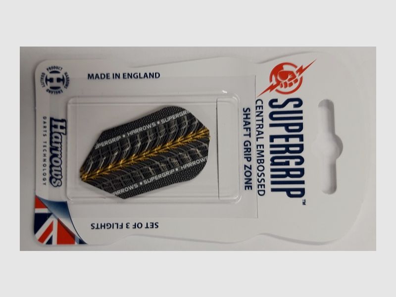 Harrows-Darts-Technology Supergrip Flights Slim Dart & Zubehör