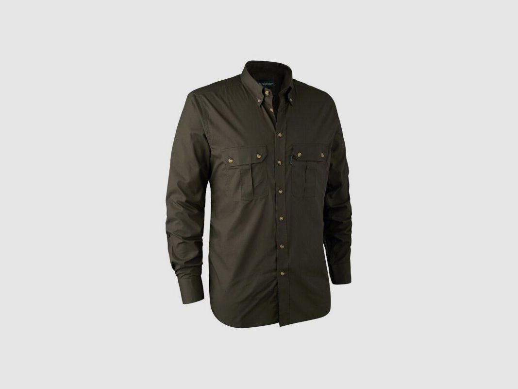 Deerhunter Hemd Clark Dark Elm green