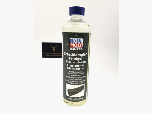 LIQUI MOLY GUNTEC Schalldämpferreiniger 500ml Waffenpflege & Reiniger Schalldämpfer Jagd Gewehr