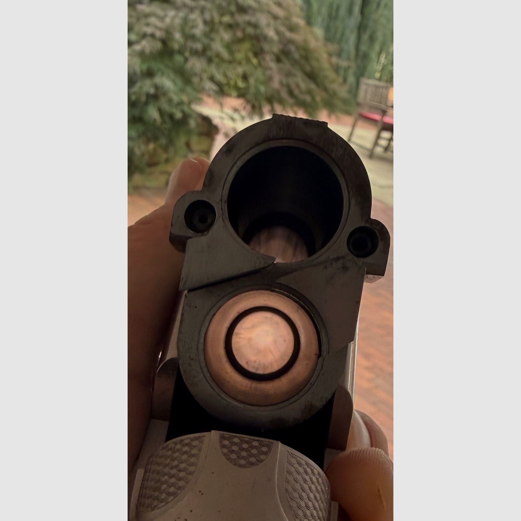 Beretta 686 White Onyx, Bockdoppelflinte mit 76-cm-Läufen.