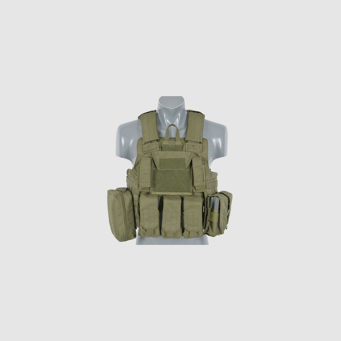 Combat Modular Armor System Replica - olive [8FIELDS]