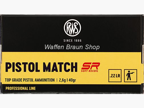 RWS .22 l.r. PISTOL MATCH SR* 50 Stück