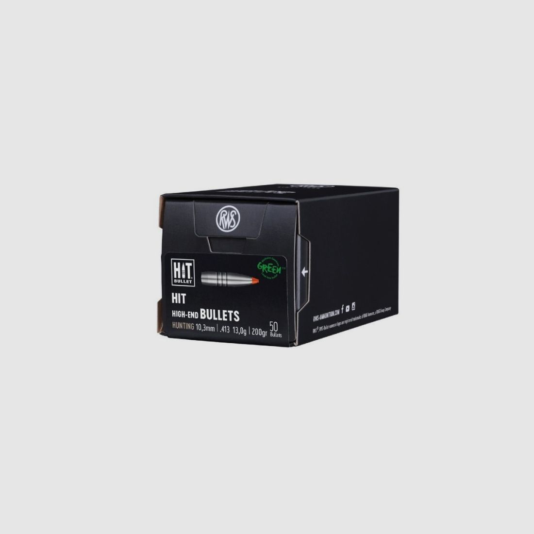 RWS 10,3 mm HIT 13,0 g 200 gr