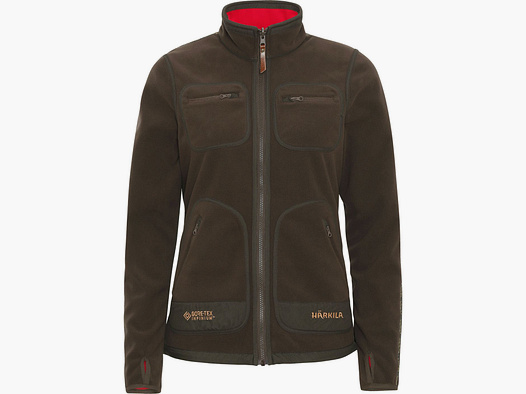 Härkila Fleecejacke Kamko  Brown/Red