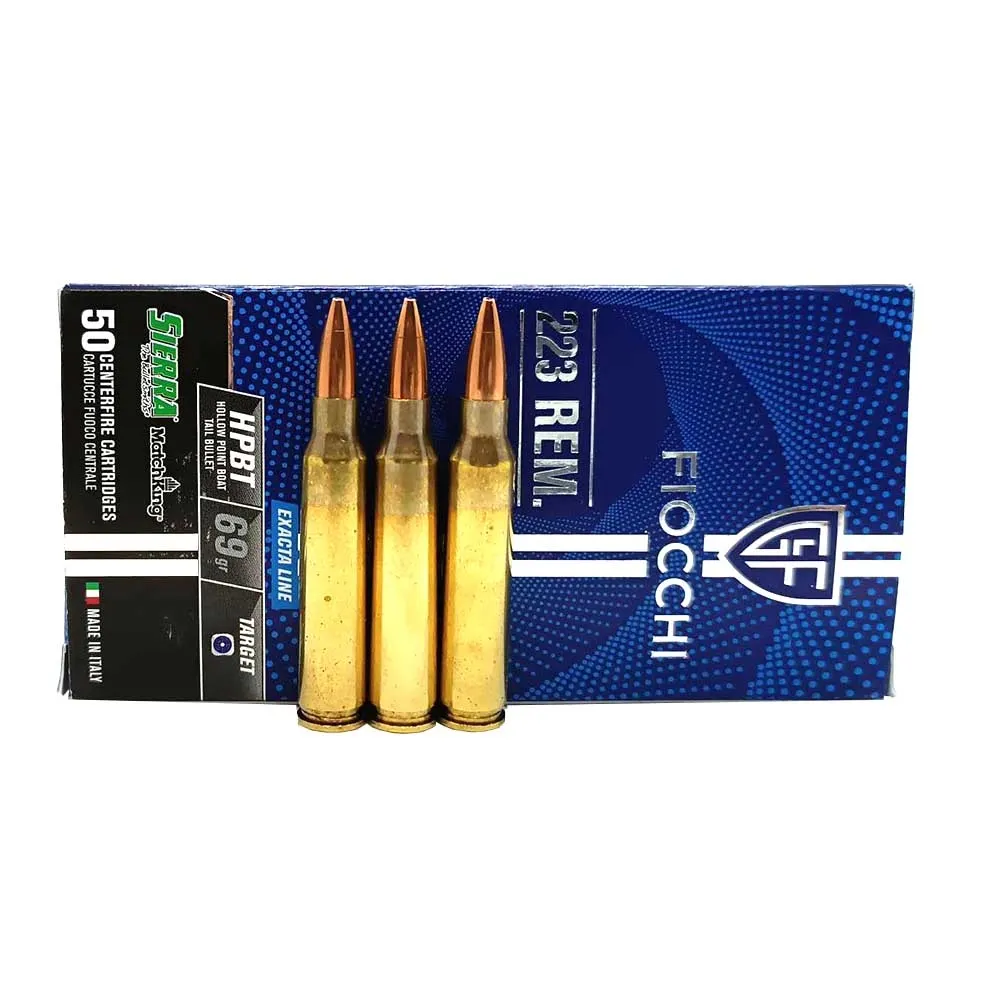 Fiocchi HPBT .223 Rem 69 gr x500 Munition