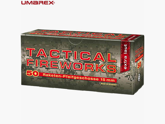 UMAREX TACTICAL FIREWORKS PFEIFPATRONEN 15mm 50 Schuss