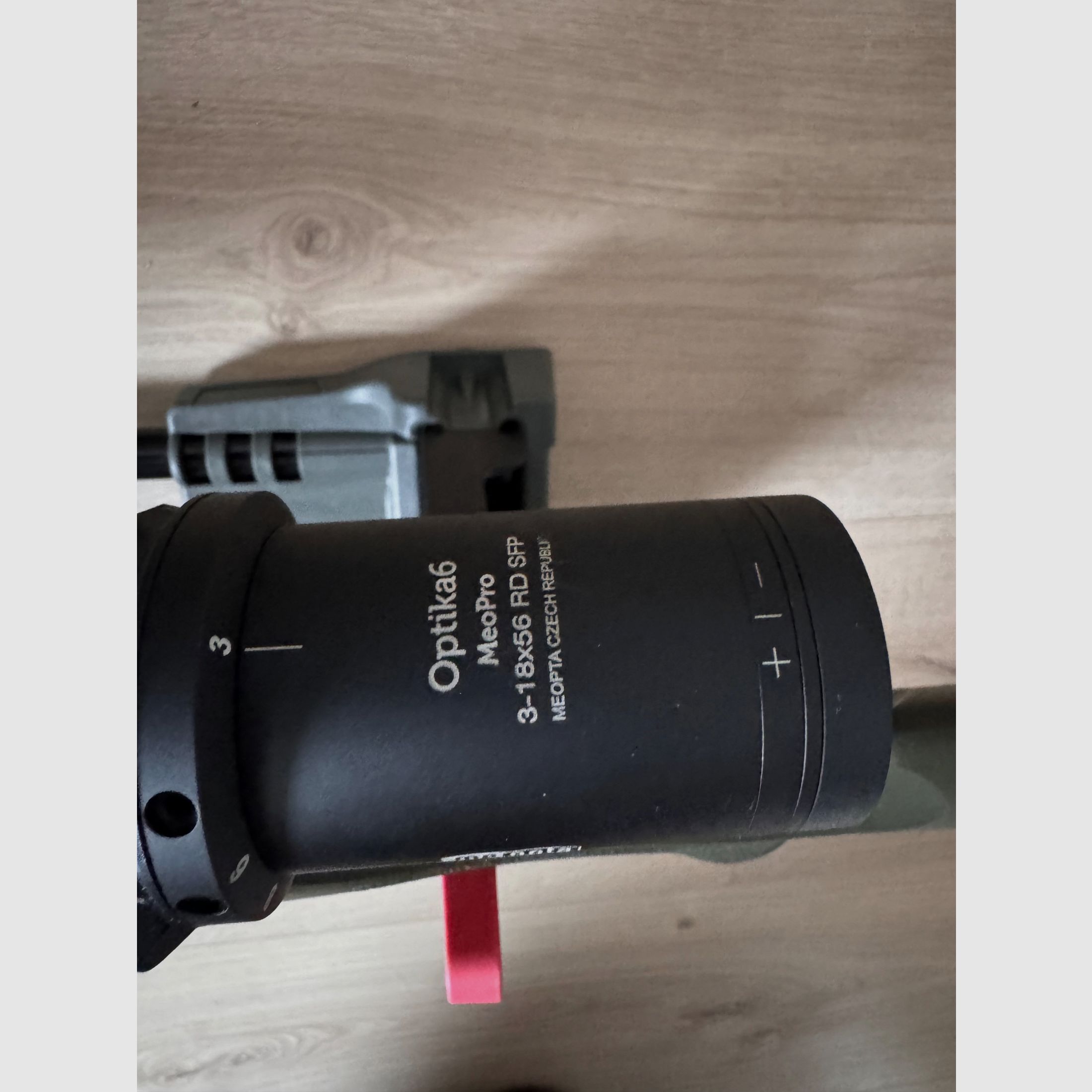 Scope Meopta Optika6 MeoPro 3-18x56 RD SFP incl. mount and front adapter, imagen 3 de 3