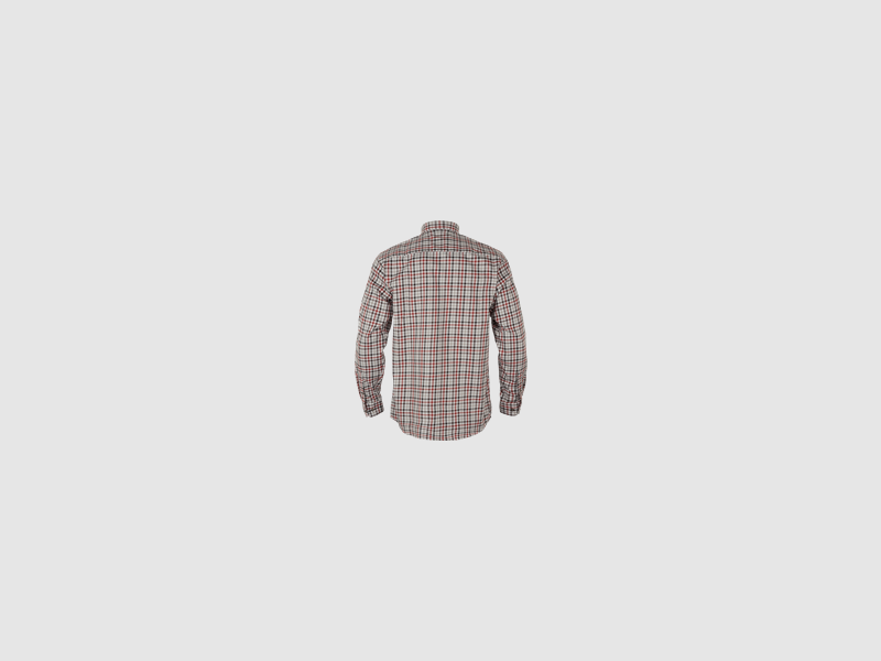 Härkila Milford Hemd – Bloodstone red / white check, Bild 2 von 5