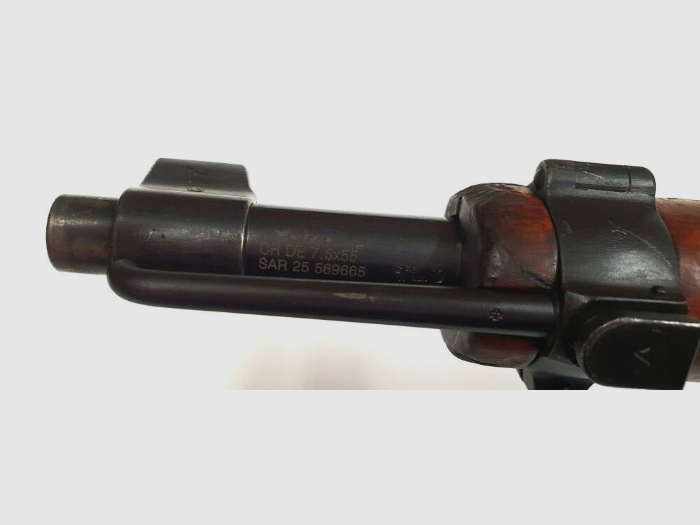 Bern Weapons Factory Repeating Rifle Bern Weapons Factory Swiss K31 Caliber 7.5x55 Swiss completely matching numbers + Hämmerli