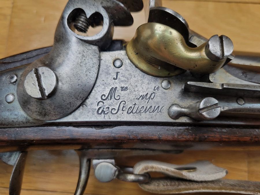 Sehr gutes Gewehr 1777 modifiziert AN IX – Kaiserliche Manufaktur von St Étienne – Jahr 1810 – sehr homogen – Gewehrriemen und Bajonett – Ausgezeichneter Zustand!, Bild 1 von 29