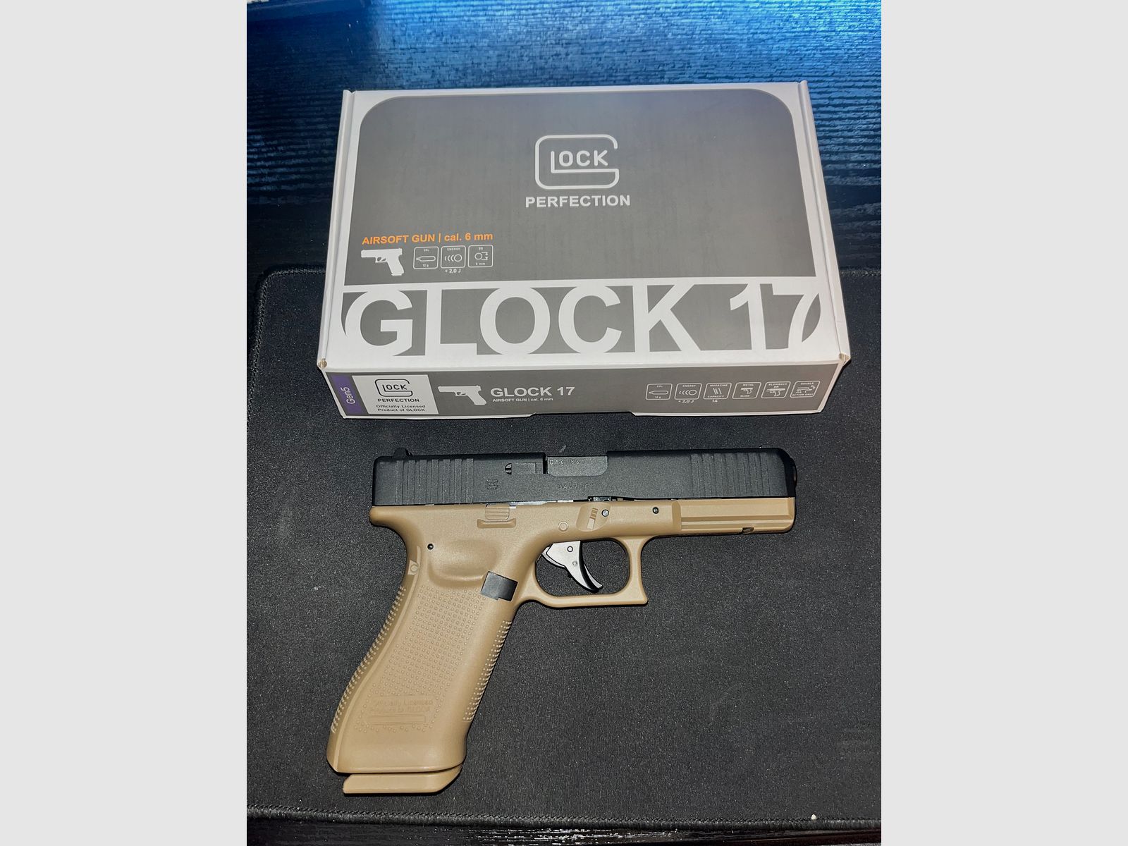 Glock 17 Gen5 blk-coy co2 6mm bb Airsoft 