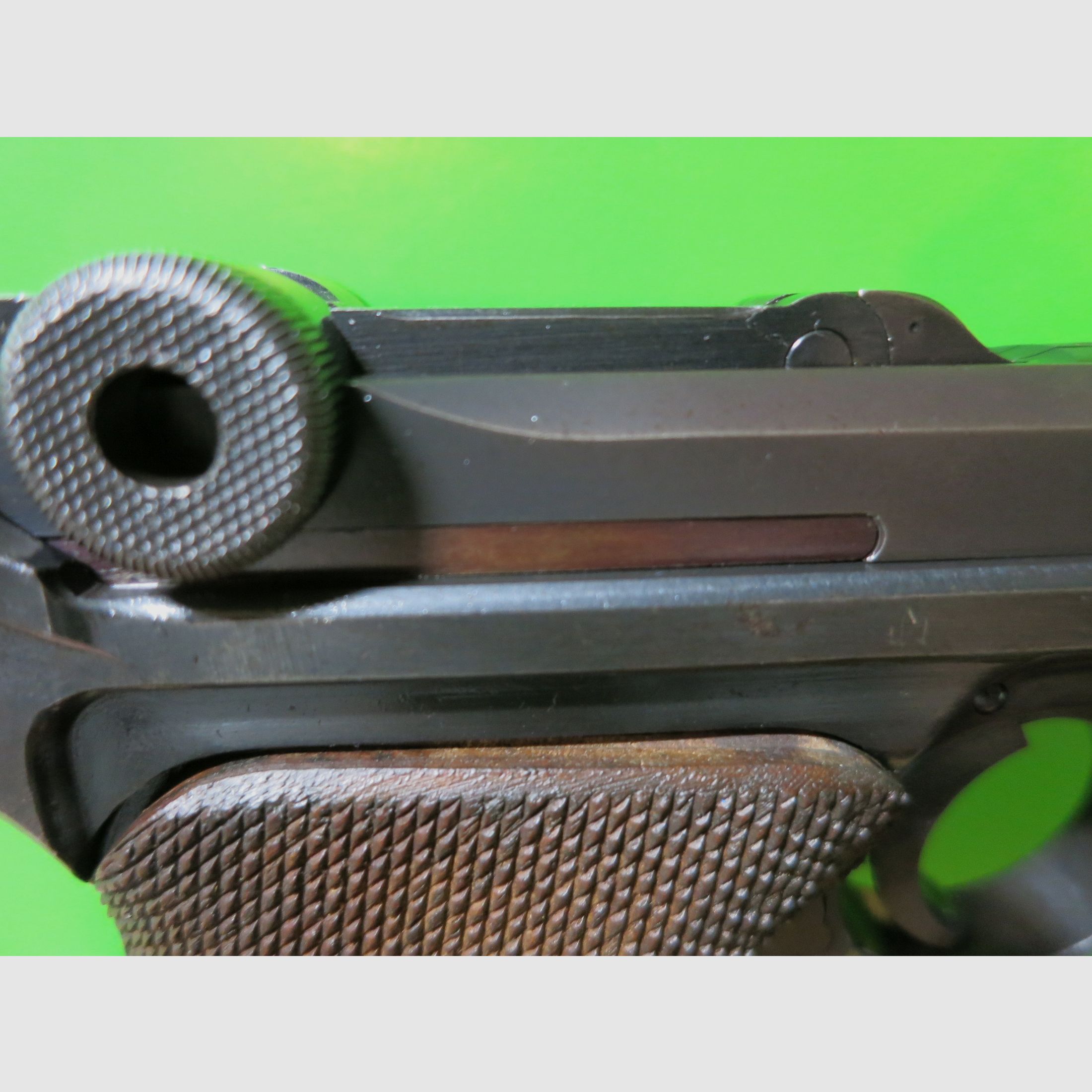 Mauser, Pistole 08, P08, 9 mm Luger, nummerngleich, WaA Wehrmacht     #74-